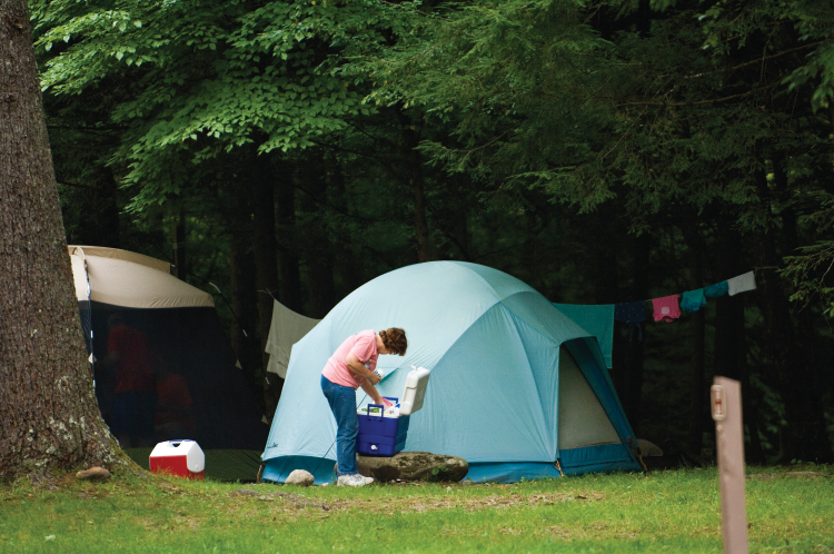 Camping across North Carolina