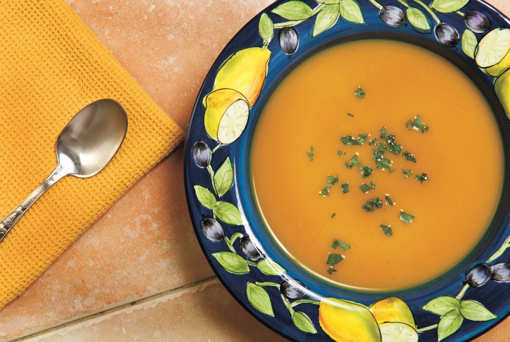 Curried Butternut Squash and Apple Soup Recipe