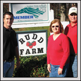 Rudd Farm in Greensboro—run by (from left) Matt, Joan and Kenneth Rudd—is the North Carolina Strawberry Association's Grower of the Year.